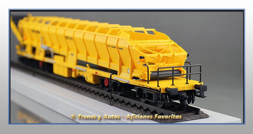 Vagón de transporte y unidad de silo MFS 100 - Plasser & Theurer